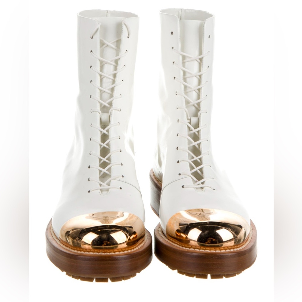 Gabriela Hearst leather lace up boots